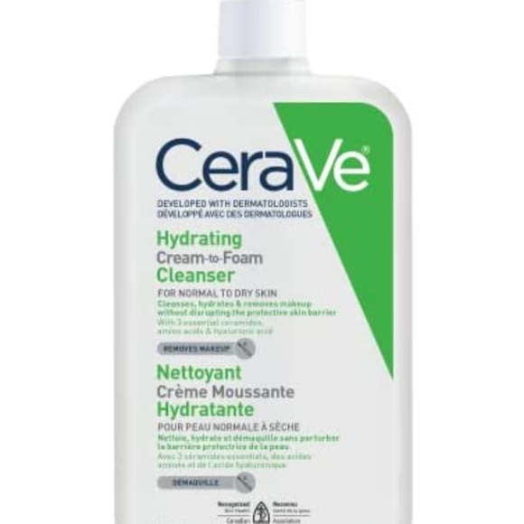 CeraVe Hydrating Cream-To-Foam Cleanser - Picture 1 of 1